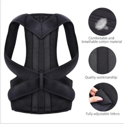 Adjustable Posture Corrector Low Back Support Shoulder Brace Belt for Stable Pose