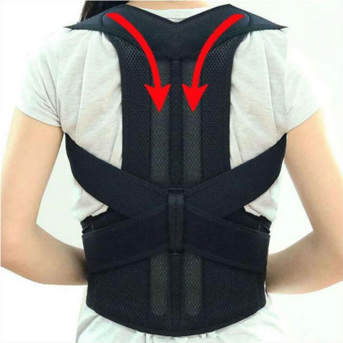 Adjustable Posture Corrector Low Back Support Shoulder Brace Belt for Stable Pose