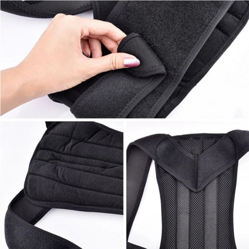 Adjustable Posture Corrector Low Back Support Shoulder Brace Belt for Stable Pose
