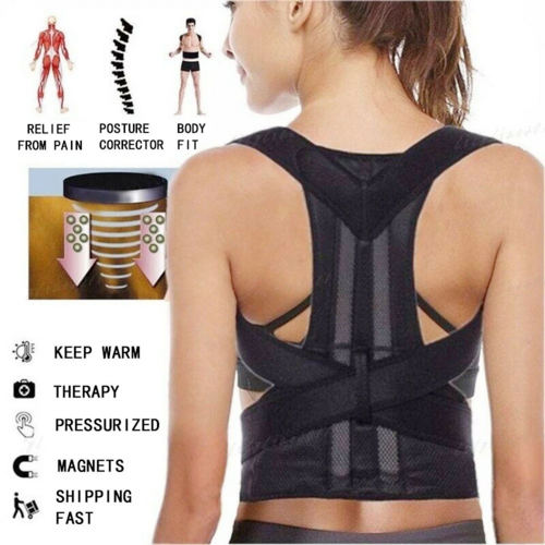 Adjustable Posture Corrector Low Back Support Shoulder Brace Belt for Stable Pose